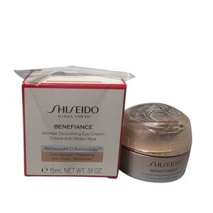New .51 Oz Shiseido Benefiance ReNeauraRed Technology Anti Wrinkle Eye Cream